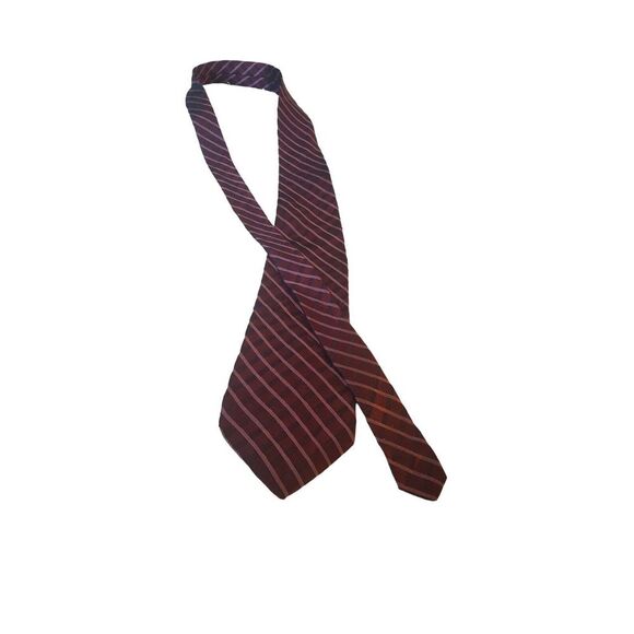 Jones New York Men's Silk Tie Pink Blue Diagonal Striped 59" x 4" Wedding Work - Picture 3 of 12